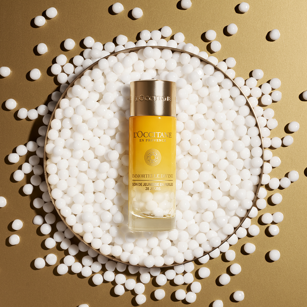 L'Occitane en Provence apresenta Pérolas Faciais Immortelle Divine