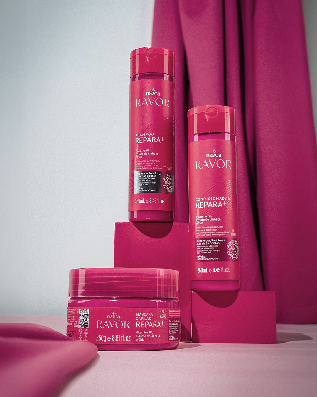 Nazca Cosméticos apresenta a linha de cuidado capilar com foco em sustentabilidade